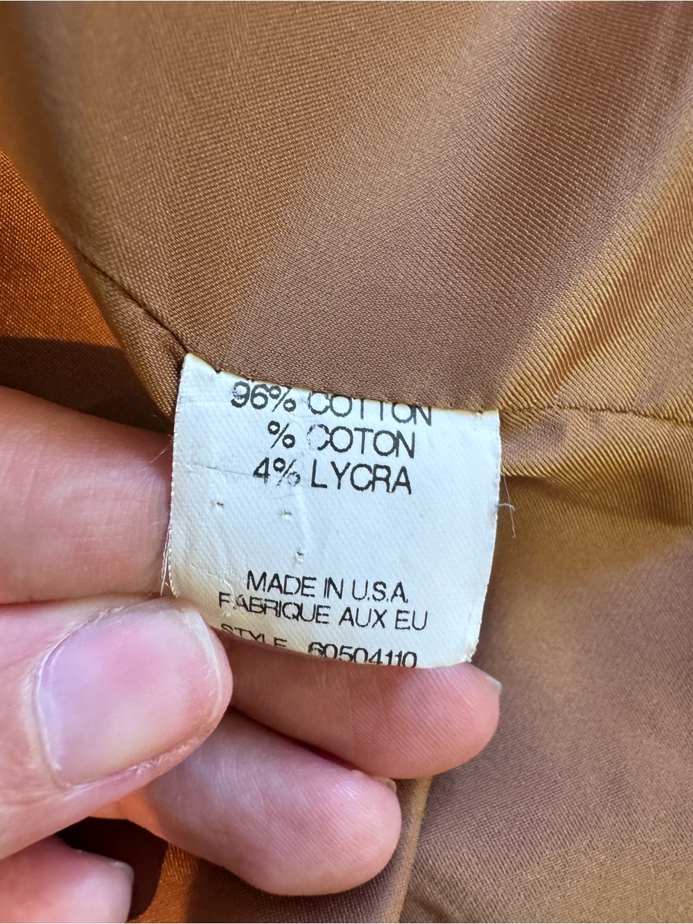 Vintage Theory Y2K Bronze Cotton Sateen Fitted Blazer Jacket - Picture 11 of 14